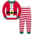 thumbnail image 1 of Toddler Christmas Pajamas 100% Cotton Long Sleeve Kids Snowman Xmas Pjs Children Christmas Jammies Clothes 3T, 1 of 7