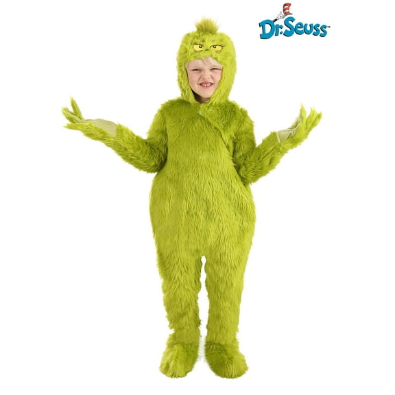 Toddler Classic Grinch Jumpsuit Costume