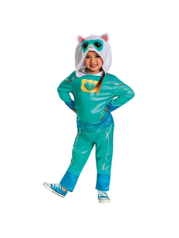 Toddler Classic SuperKitties Bitsy Hooded Jumpsuit Costume - Medium 3T-4T