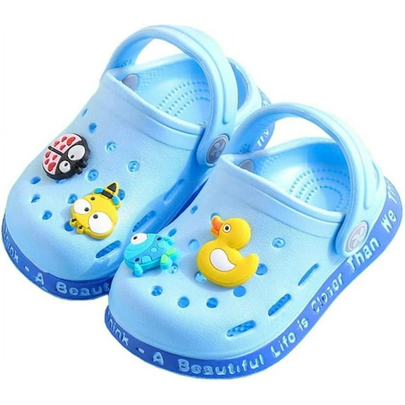 Toddler Clogs Girls Boys Clogs Garden Shoes Cartoon Slides Toddler Sandals Beach Kids Slippers