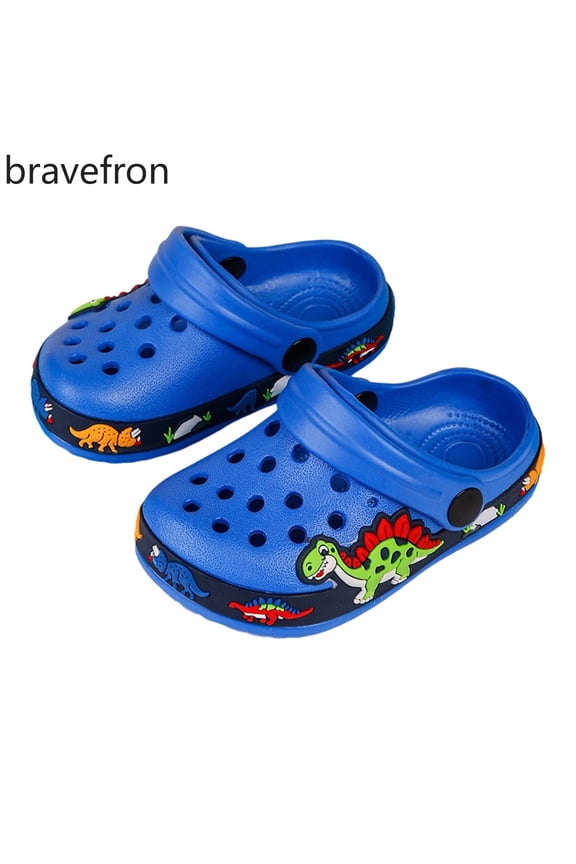 Toddler Clogs Kids Clogs for Girls Boys Classic Graphic on Slides Sandals Lightweight Summer Water Shoes Slide Slippers Beach Pool Outdoor Bathing Shower Slippers (Toddler/Little Kids/Big Kids)