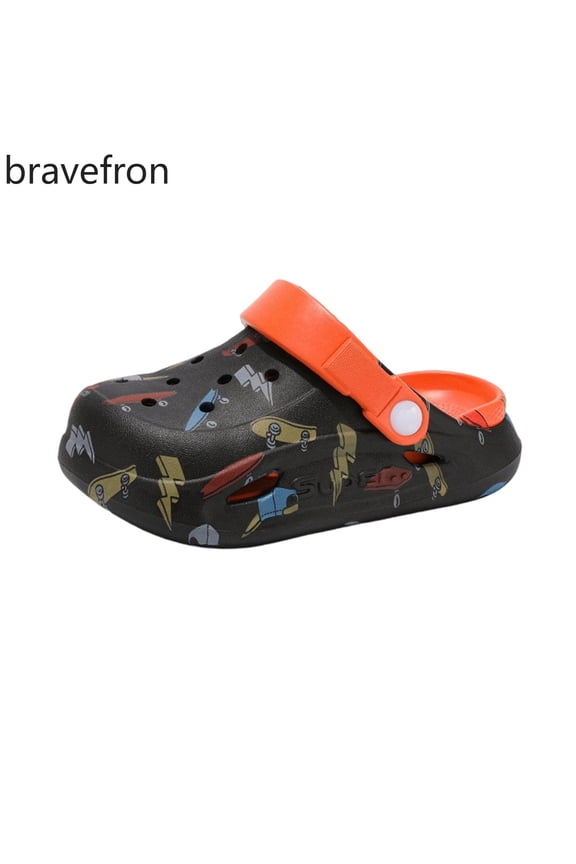 Toddler Clogs Kids Clogs for Girls Boys Cute Cartoon Girls Garden Shoes Lightweight Clogs Slide Slippers Beach Pool Outdoor Bathing Shower Slippers (Toddler/Little Kids/Big Kids)