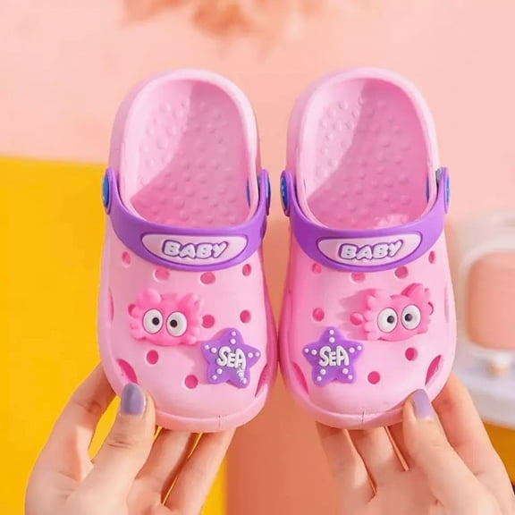 Sandals for Girls, Pink, Size 8