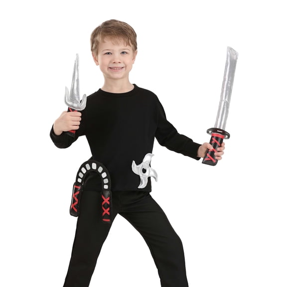 Toddler Cloth Ninja Weapon 4-Piece Set