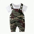 thumbnail image 1 of Toddler Clothes for Boys Baby Summer Set Kids Spring Cotton Round Neck Print Short-sleeved Running Suit 3 6 12 18 24 Months 3T Boy Sweat Outfit Boys' Clothing Sets 2PCS, 1 of 9