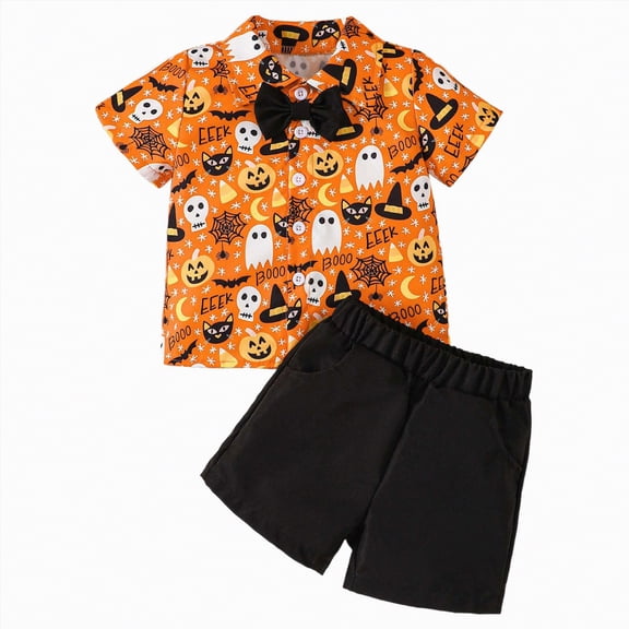 Toddler Clothes for Boys Summer Kids Elastic Printed Short Sleeved Running Suit 0 3 6 12 18 24 Months T Shirt Set Tops Shorts Outfits 2PCS