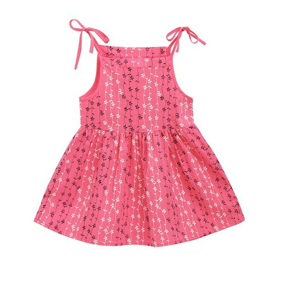 Toddler Clothing, Toddler Kids Baby Girl Summer Seaside Beach Dress Sling Skirt Floral Skirt