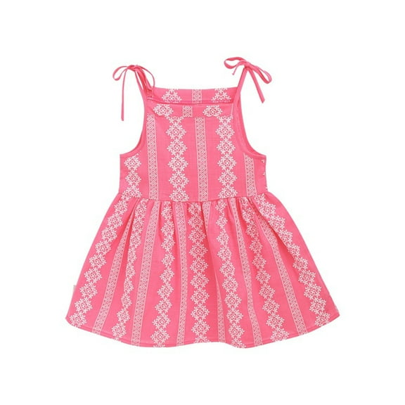Toddler Clothing, Toddler Kids Baby Girl Summer Seaside Beach Dress Sling Skirt Floral Skirt