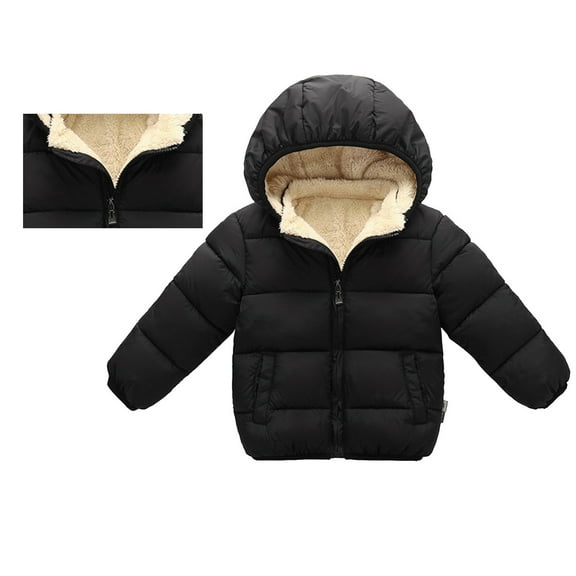 Toddler Coat Light Weight Water-Resistant with Hooded Down Jacket Boys Fashion 18-24 Months