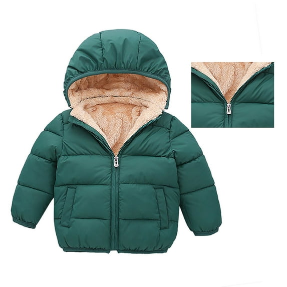 Toddler Coat Lightweight Water-Resistant with Hood Kids Puffer Jacket Boys Fashion 2-3 Years