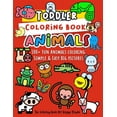 thumbnail image 1 of Toddler Coloring Book Animals: Animal Coloring Book for Toddlers: Simple & Easy Big Pictures 100+ Fun Animals Coloring: Children Activity Books for K, 1 of 1