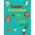 thumbnail image 1 of Toddler Coloring Book: Fun with Numbers, Letters, Animals (Kids coloring activity books) (Paperback), 1 of 1