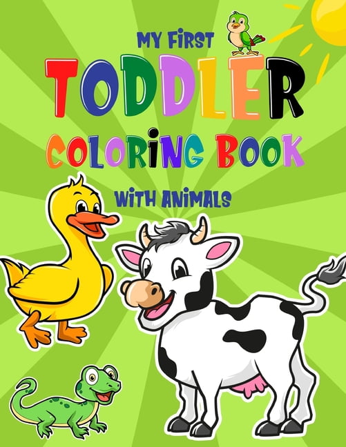 Toddler Coloring Book With Animals: Colorful Critters