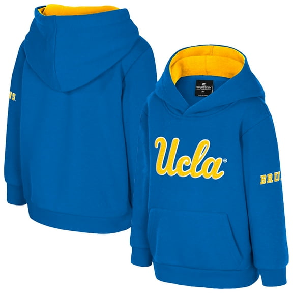 Toddler Colosseum Blue UCLA Bruins Big Logo Volume Fleece Pullover Hoodie