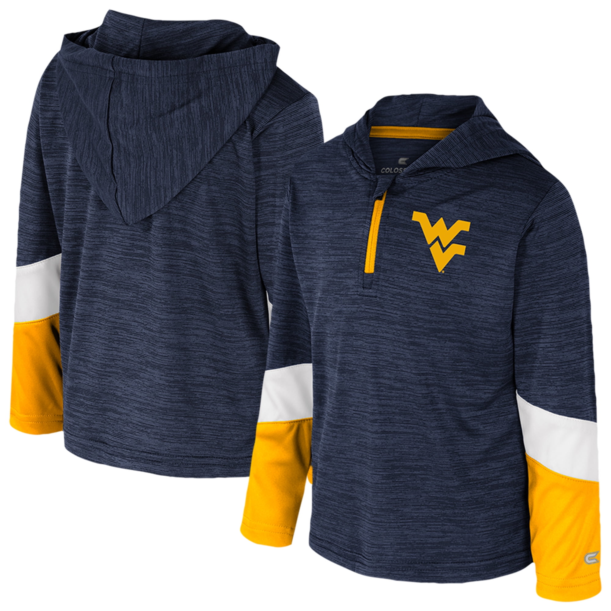 Toddler Colosseum Navy West Virginia Mountaineers Rylos QuarterZip