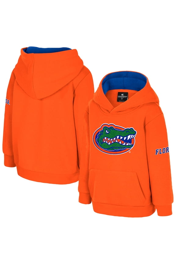 Toddler Colosseum Orange Florida Gators Big Logo Volume Fleece Pullover Hoodie