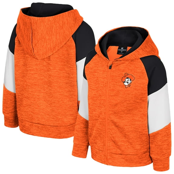 Toddler Colosseum Orange Oklahoma State Cowboys Spirit Hollow Full-Zip Hoodie