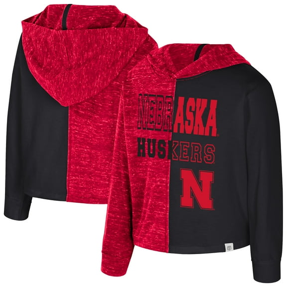 Toddler Colosseum Red Nebraska Huskers Gals Knit Hoodie