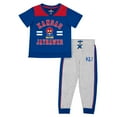 thumbnail image 1 of Toddler Colosseum Royal/Heather Gray Kansas Jayhawks Ka-Boot-It Jersey & Pants Set, 1 of 2