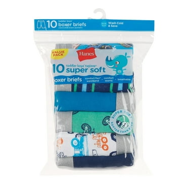 Toddler Comfort Flex Boxer Briefs 10 Pack