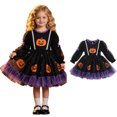 thumbnail image 1 of Toddler for Girls Witch Long Sleeve Tutu Dress Tulle Dresses Kids Girls Dress up Clothes Kids Halloween 3-4 Years, 1 of 6