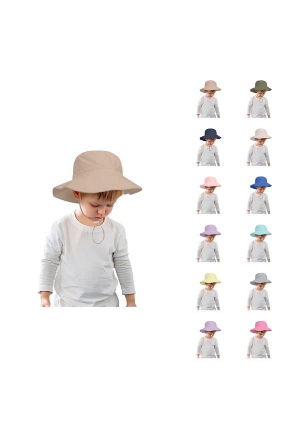 Toddler Cotton Baseball Cap Curved Brim Hop Style Adjustable Sun Hat for Boys Girls Age 1-5 Soft Breathable UV Protection Outdoor Sports Casual Streetwear Daily Wear Summer Essentials