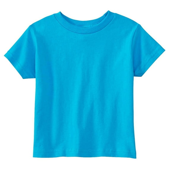 Toddler Cotton Jersey Tee , RS3301 , Turquoise , 7M