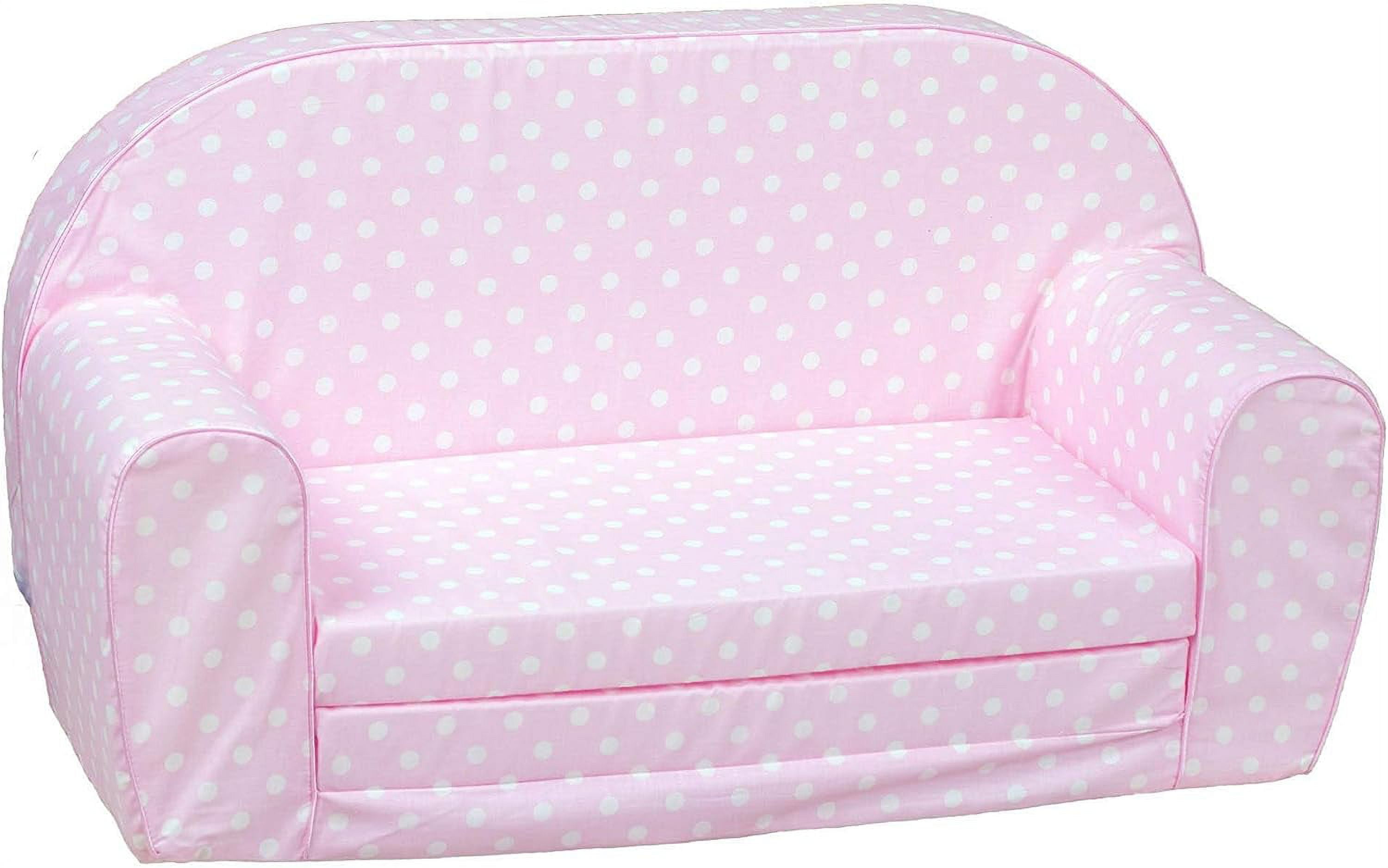 Toddler Couch & Kids Sofa European Made Children's 2 In 1 Open Foam