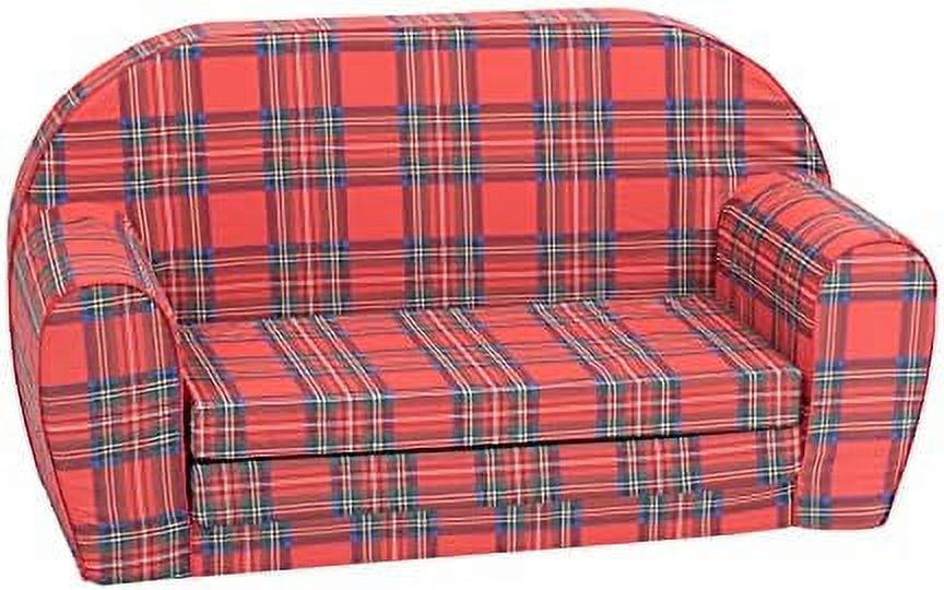 Toddler Couch & Sofa European Made Children's 2 In 1 Open Foam Double