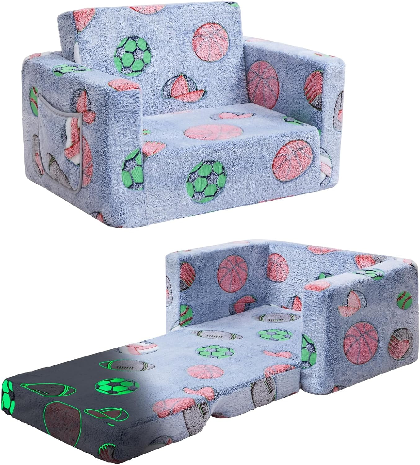 Toddler Couch,Toddler Chair,Kids Sofa Chair 2in1 Baby Seat Furniture — free download