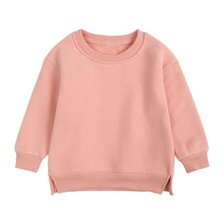 トップス JILTU baby frill hoodie skirt baby pink Infant Girls Light Pink Sweater Dress With Tulle Skirt, 24M