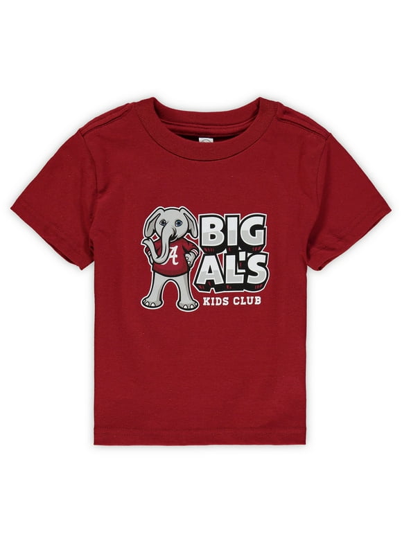 Toddler Crimson Alabama Crimson Tide Big Al's Kids Club Big Logo T-Shirt
