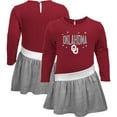 thumbnail image 1 of Toddler Crimson Oklahoma Sooners Heart to Heart French Terry Dress, 1 of 3