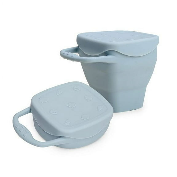 Toddler Cup Silicone Training Cups Snack Cup, Blue