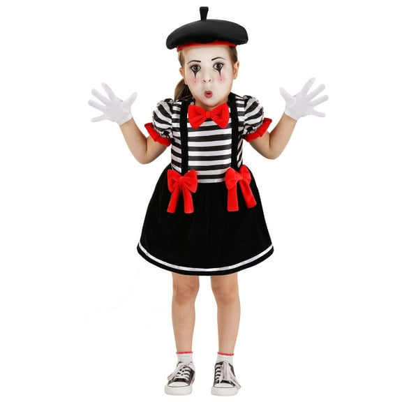 Toddler Curious Mime Costume