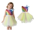 thumbnail image 1 of Toddler Dance Girls Sequin Dress Tulle Dance Dresses Dance Girls Disco Dance Performance Outerwear 2-3 Years, 1 of 3