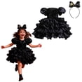 thumbnail image 1 of Toddler Dance for Girls Black Sequin Dress Tutu Dance Dresses Dance Jazz for Girls Performance Dancewear 3-4 Years, 1 of 8