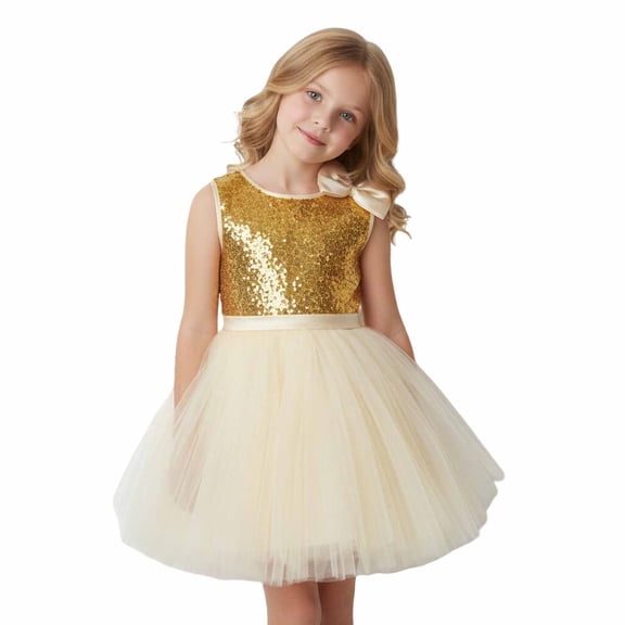 Toddler Dance for Girls Sequin Dress Tulle Dance Dresses Dance 90 S Outfits for Kids Dance Performance Outerwear 2-3 Years
