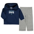 thumbnail image 1 of Toddler Deep Sea Blue/Heathered Gray Seattle Kraken Fan Flare Pullover Hoodie & Pants Set, 1 of 1