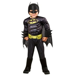 DC Comics Batman Deluxe Costume for Toddlers by Rubies, Boys 2T-4T