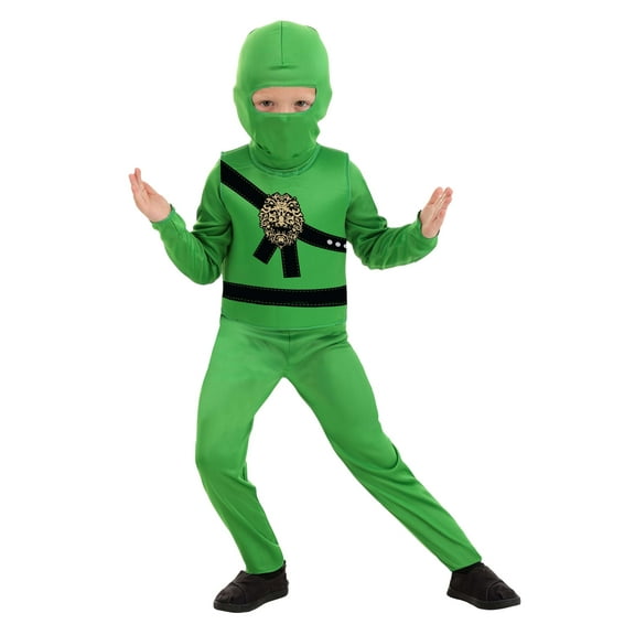 Toddler Deluxe Green Ninja Master Costume