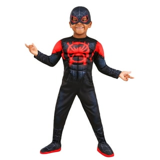 Déguisement Spiderman - FINDPITAYA - Miles Morales - Enfant - Noir - Coton,  Polyester - Costume avec Masque - Cdiscount Jeux - Jouets