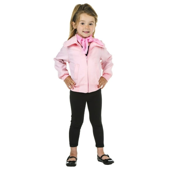 Toddler Deluxe Pink Ladies Jacket Costume