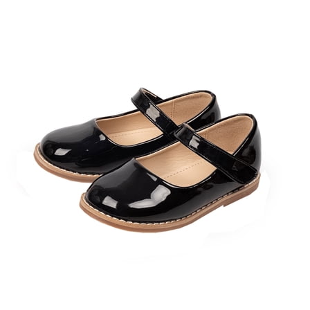 Toddler Dress Shoes Girls Mary Jane Dress Shoes Loafers School Shoes Non Sole Casual Shoe Wedding Party Shoes,Size 7 Years-8 Years
