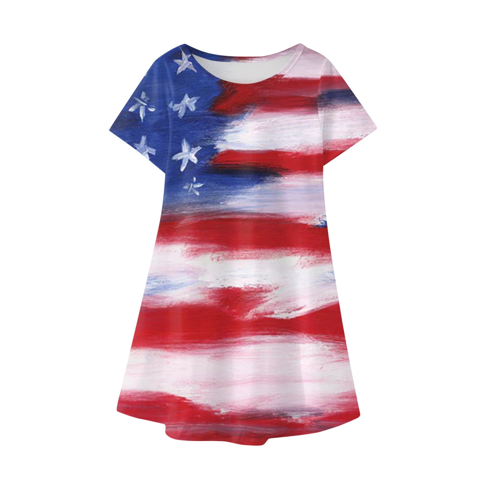 Toddler Dresses for Girls Kids Fourth Of July Independent Day Star ...