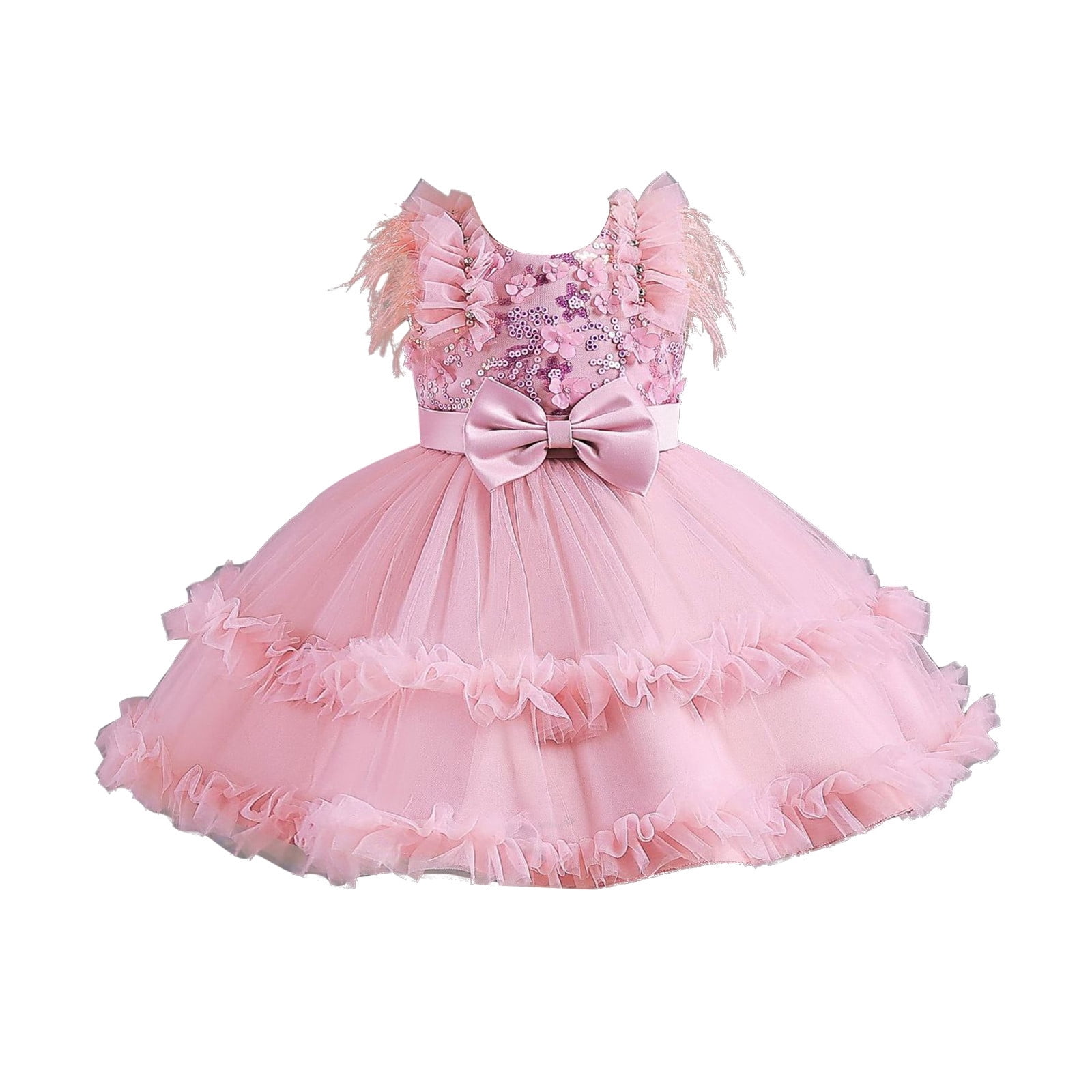 Toddler Dresses for Teens Girls Summer Children Puffy Skirt Cake