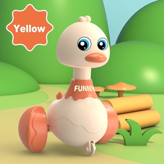 Toddler Duck ToysLearning and Crawling Toys for BabiesKids ToysPress Cart Toys Interactive Press Small ToyTummy Time Toys, for Babies and Toddlers