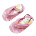 thumbnail image 1 of Toddler EVA Elastic Beach Shoes Kids Flip Flops With Adjustable Strap Cute Cartoon Print Non- Summer Sandals For Boys Girls 1-5 Years, 1 of 4