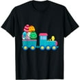 thumbnail image 1 of Toddler Easter Egg Hunt Train Happy Easter Girls Boys Kids T-Shirt, 1 of 3