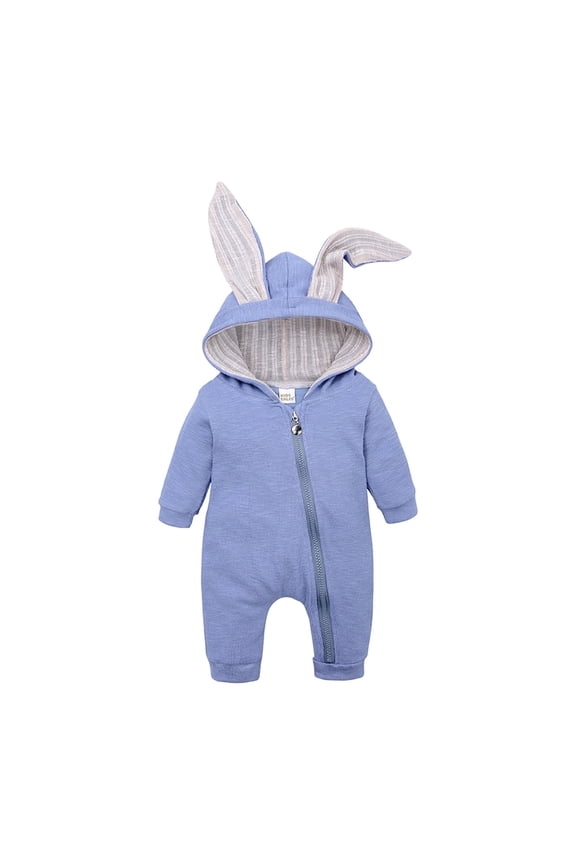 Toddler Easter Outfit Boy Toddler Boy Bunny Suit Zip up Spring Clothes
